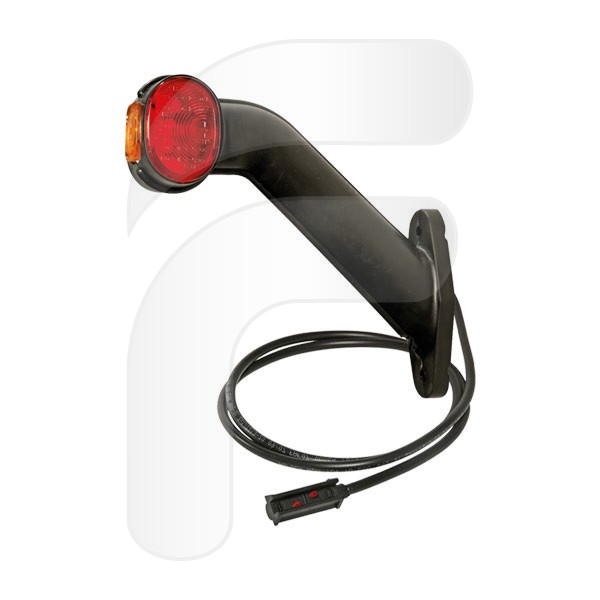  SIGNAL POSITION LAMPS END OUTLINE MARKER LIGHT WHITE/RED LEFT